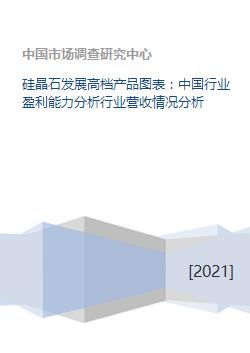 硅晶石发展高档产品图表 中国行业盈利能力分析行业营收情况分析